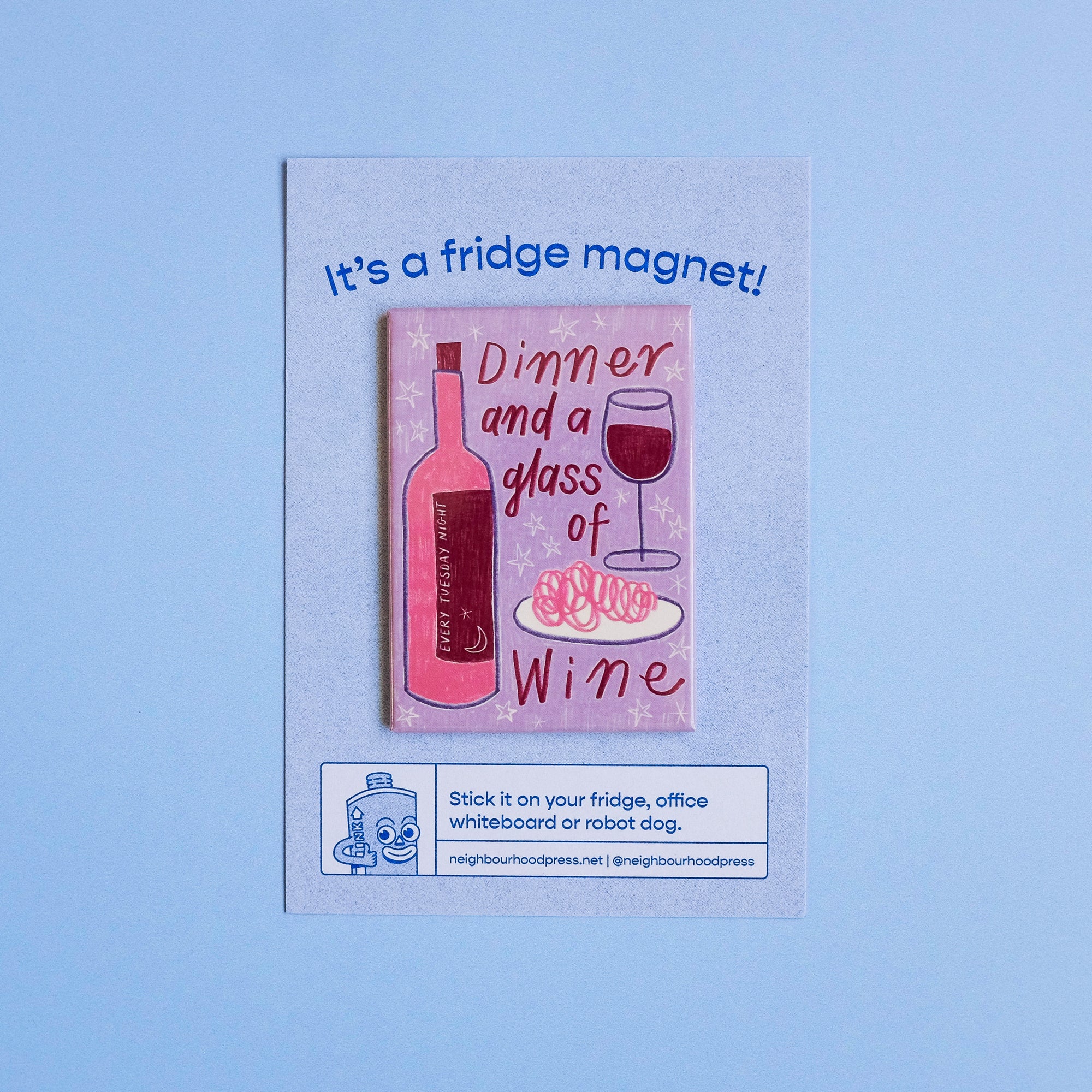 Dinner & Wine Magnet