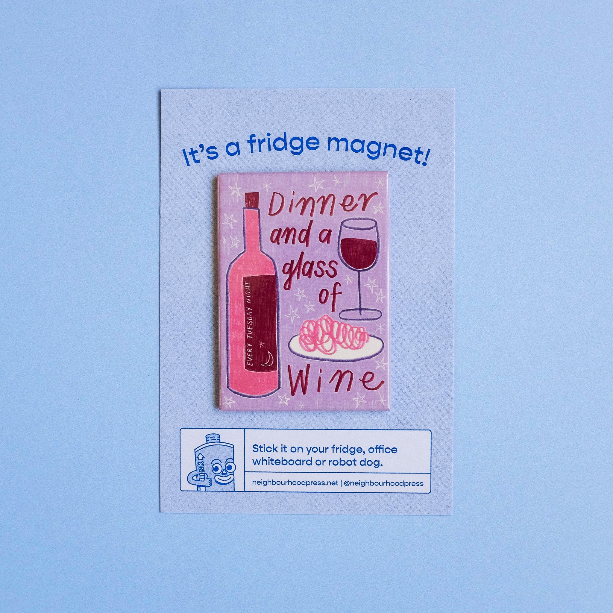 Dinner & Wine Magnet