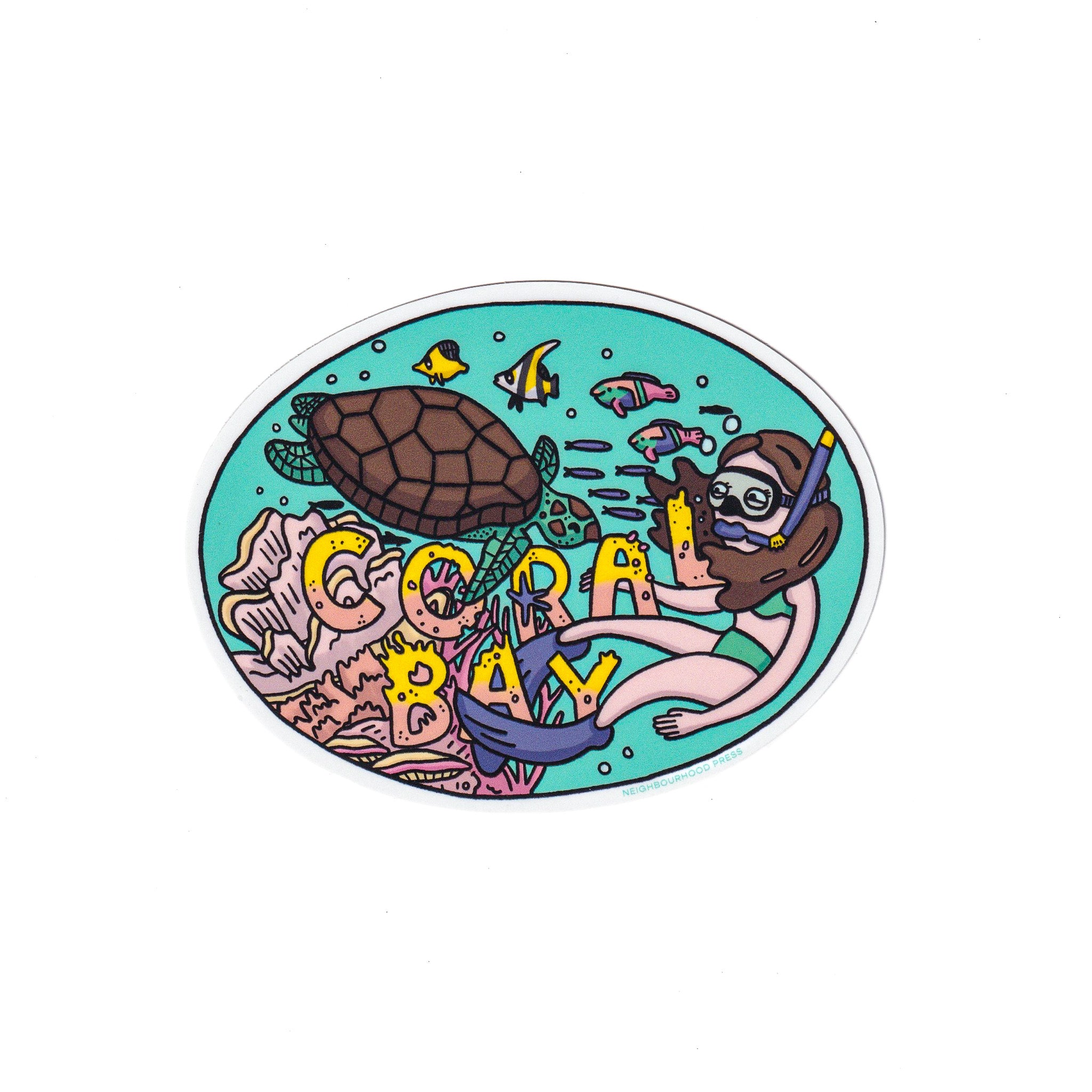 Coral Bay Sticker